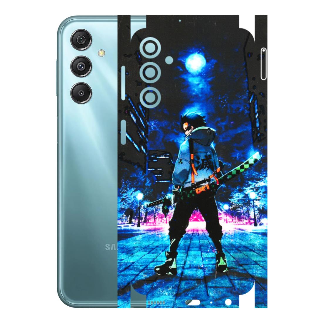 Samsung M/F/Note/Flip and C Phone Skins (All Models) - Demon Slayer Sword - 3D Embossed Finish (L-247) Samsung Galaxy M34 (5G)