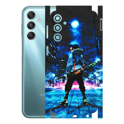 Samsung M/F/Note/Flip and C Phone Skins (All Models) - Demon Slayer Sword - 3D Embossed Finish (L-247) Samsung Galaxy M34 (5G)