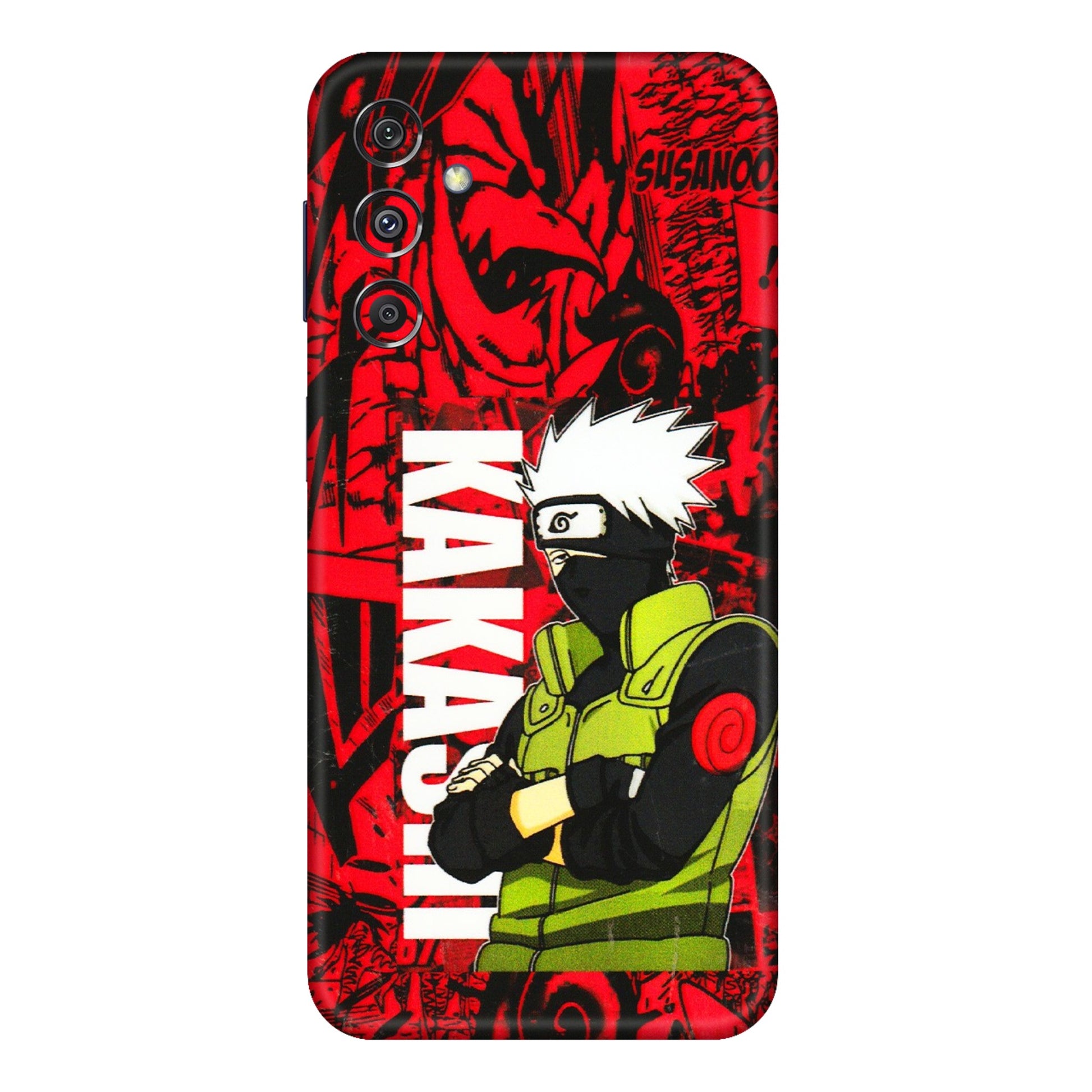 Samsung M/F/Note/Flip and C Phone Skins (All Models) - Kakashi Red Anime - 3D Embossed Finish (L-251) Samsung Galaxy M34 (5G)