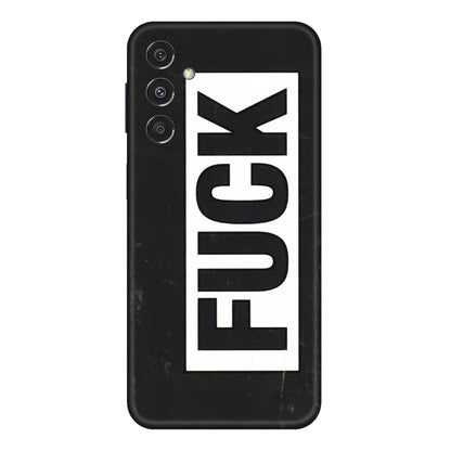 Samsung M/F/Note/Flip and C Phone Skins (All Models) - The F Word - 3D Embossed Finish (L-255) Samsung Galaxy M34 (5G)