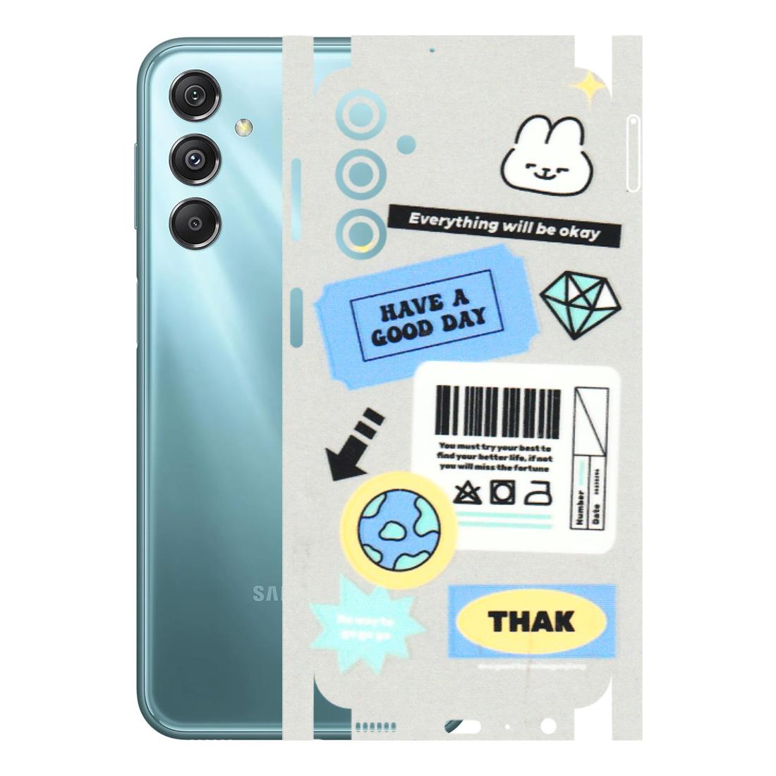 Samsung M/F/Note/Flip and C Phone Skins (All Models) - Will Be Okay Design - 3D Embossed Finish (L-316) Samsung Galaxy M34 (5G)