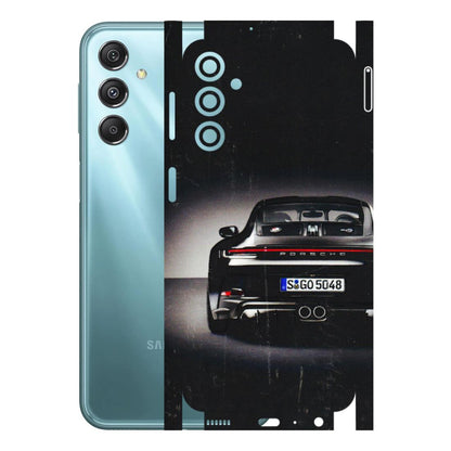 Samsung M/F/Note/Flip and C Phone Skins (All Models) - New Black Porsche GT3 - 3D Embossed Finish (L-327) Samsung Galaxy M34 (5G)