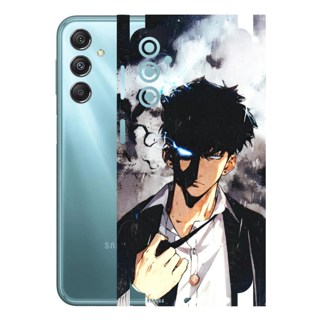 Samsung M/F/Note/Flip and C Phone Skins (All Models) - Sung Jinwoo Manhwa Anime - 3D Embossed Finish (L-328) Samsung Galaxy M34 (5G)