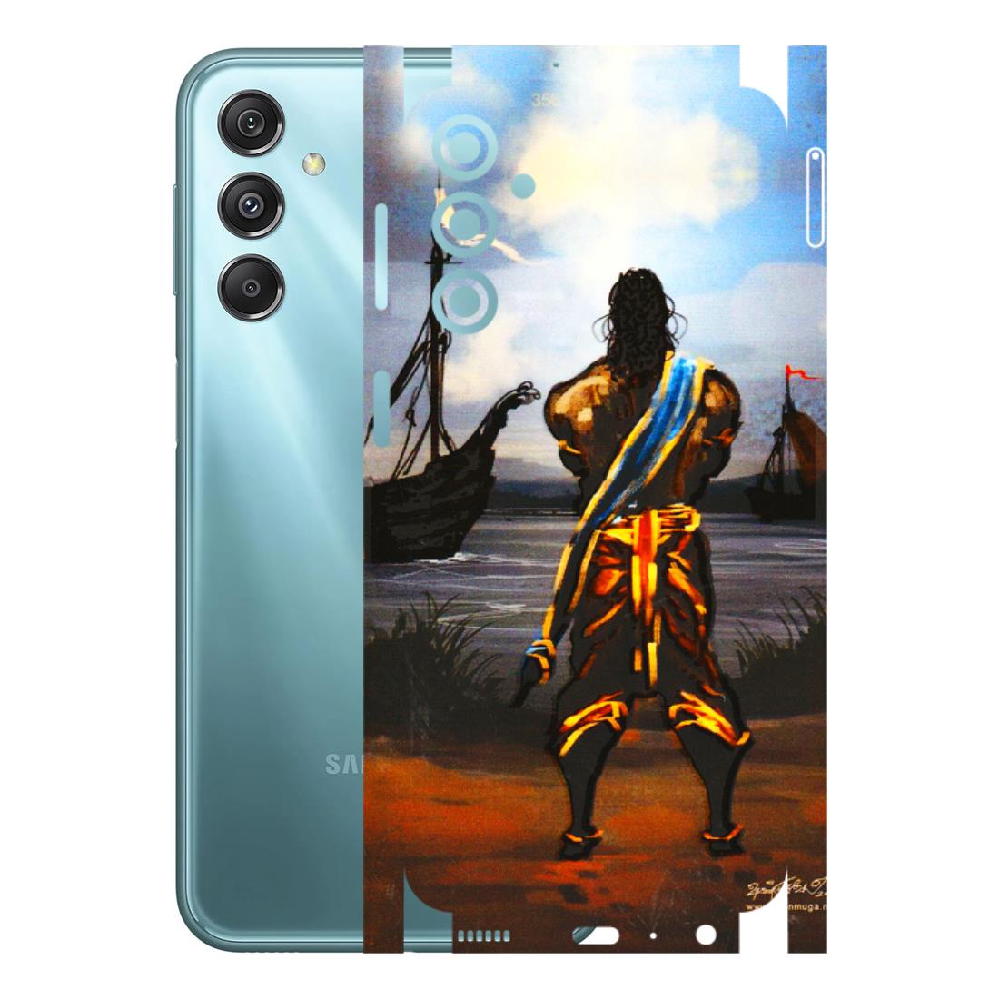 Samsung M/F/Note/Flip and C Phone Skins (All Models) - Heavenly God Figure - 3D Embossed Finish (L-34) Samsung Galaxy M34 (5G)