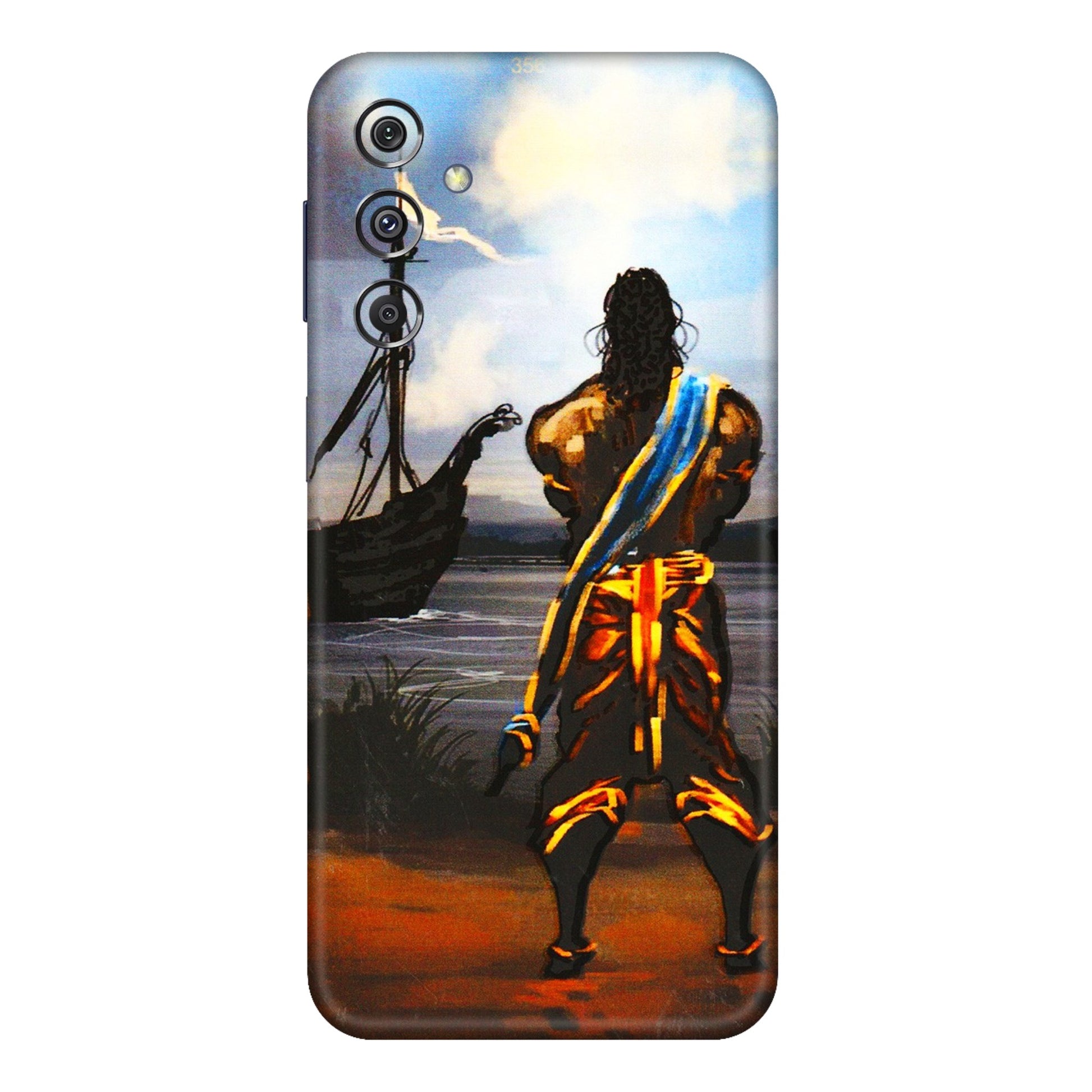 Samsung M/F/Note/Flip and C Phone Skins (All Models) - Heavenly God Figure - 3D Embossed Finish (L-34) Samsung Galaxy M34 (5G)