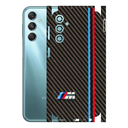 Samsung M/F/Note/Flip and C Phone Skins (All Models) - BM Carbon Fiber Feels - 3D Embossed Finish (L-38) Samsung Galaxy M34 (5G)