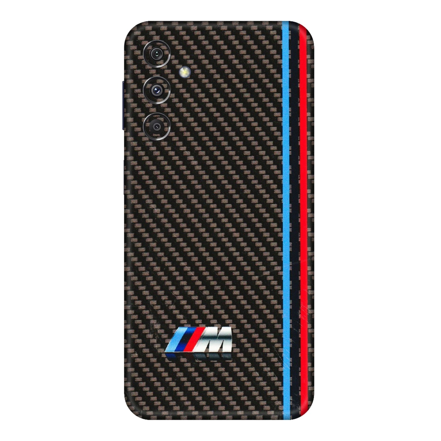 Samsung M/F/Note/Flip and C Phone Skins (All Models) - BM Carbon Fiber Feels - 3D Embossed Finish (L-38) Samsung Galaxy M34 (5G)