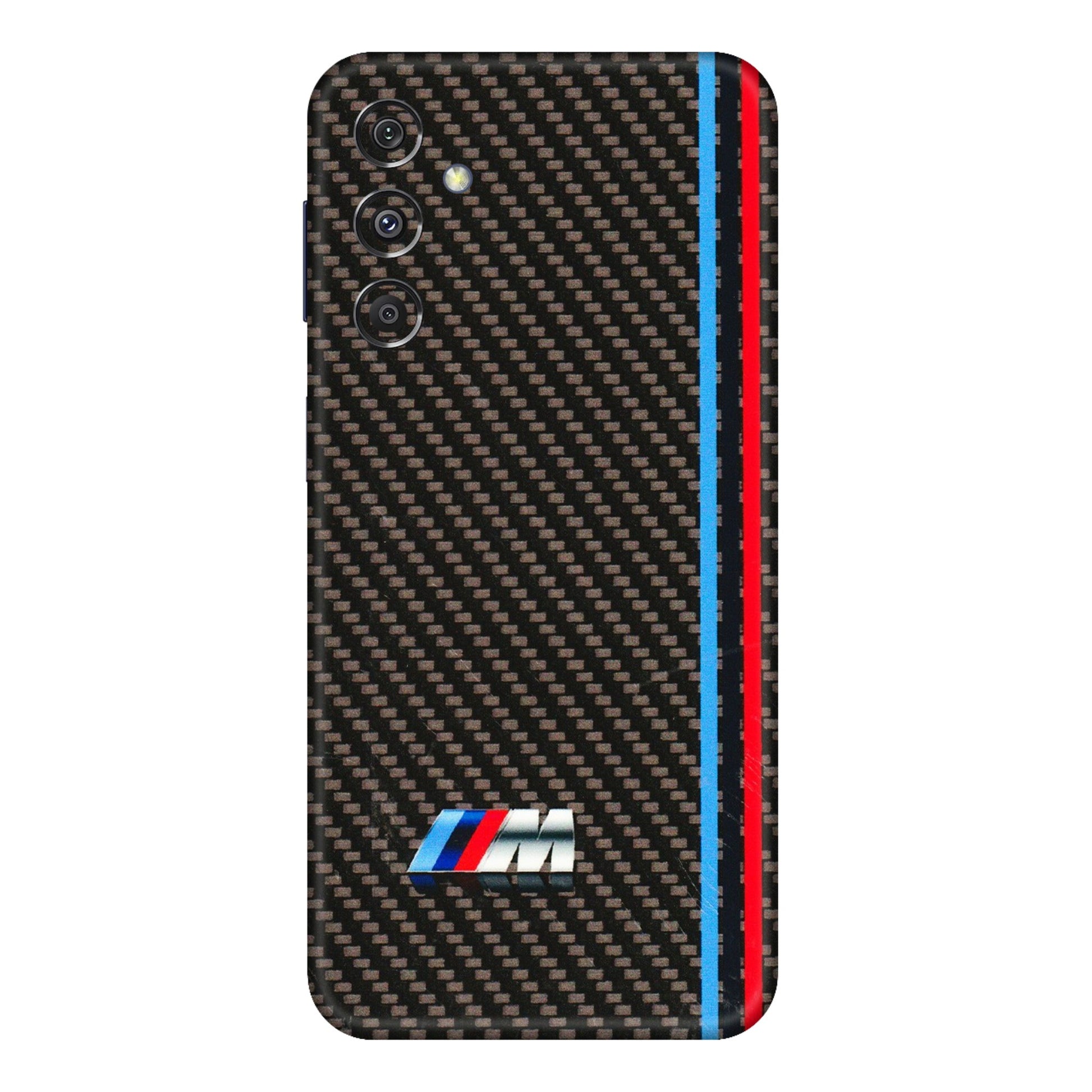 Samsung M/F/Note/Flip and C Phone Skins (All Models) - BM Carbon Fiber Feels - 3D Embossed Finish (L-38) Samsung Galaxy M34 (5G)