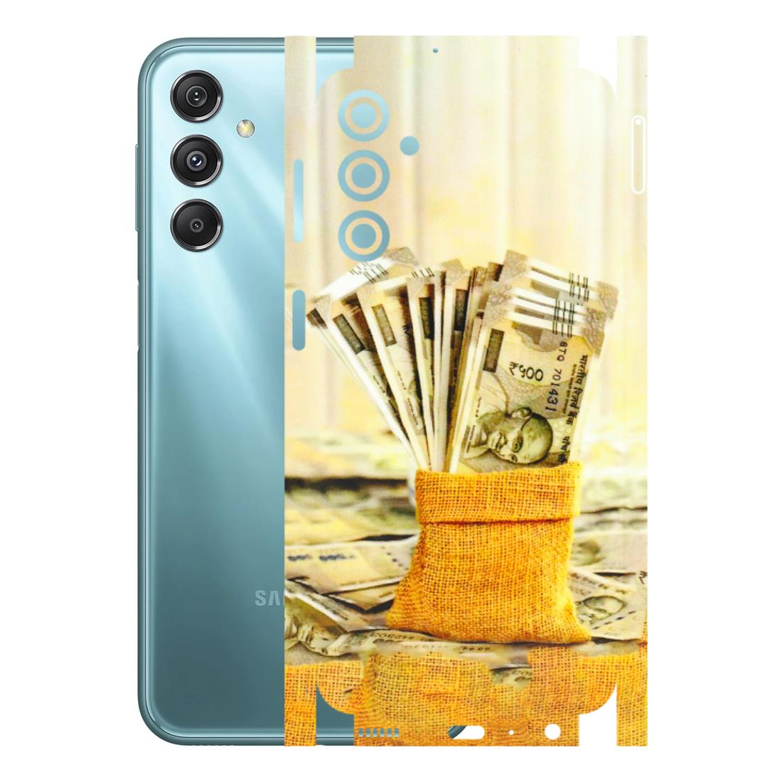 Samsung M/F/Note/Flip and C Phone Skins (All Models) - Show Me The Money - 3D Embossed Finish (L-52) Samsung Galaxy M34 (5G)