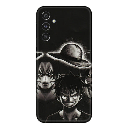 Samsung M/F/Note/Flip and C Phone Skins (All Models) - Black Luffy Hat - 3D Embossed Finish (L-57) Samsung Galaxy M34 (5G)
