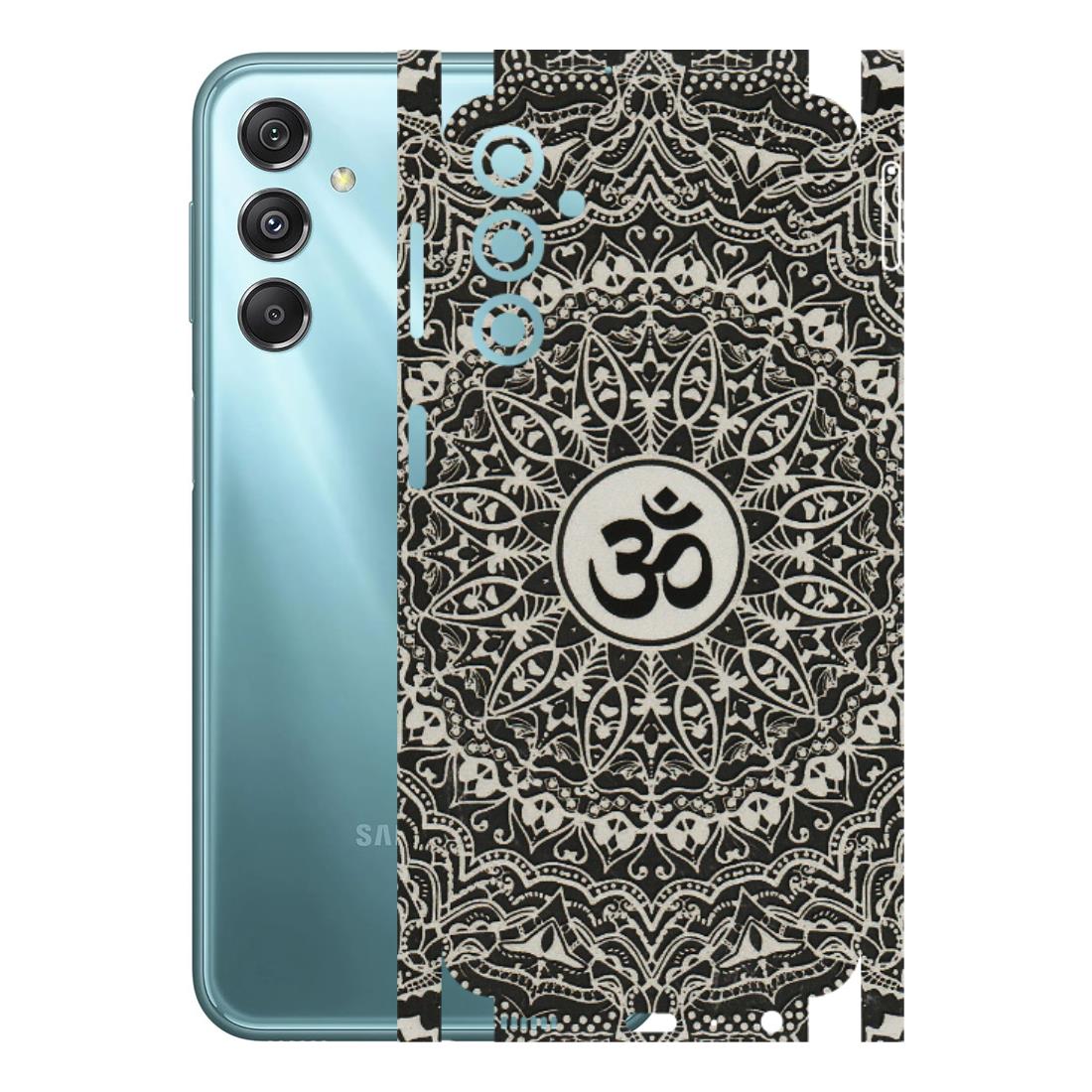 Samsung M/F/Note/Flip and C Phone Skins (All Models) - Aum Elegant Mandala - 3D Embossed Finish (L-62) Samsung Galaxy M34 (5G)