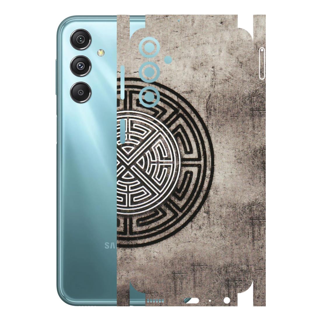 Samsung M/F/Note/Flip and C Phone Skins (All Models) - Mysterious Circular Design - 3D Embossed Finish (L-63) Samsung Galaxy M34 (5G)
