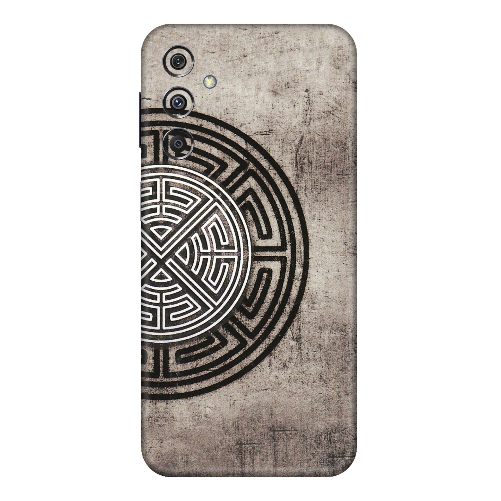 Samsung M/F/Note/Flip and C Phone Skins (All Models) - Mysterious Circular Design - 3D Embossed Finish (L-63) Samsung Galaxy M34 (5G)
