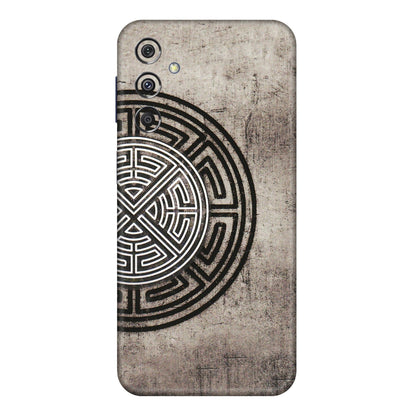 Samsung M/F/Note/Flip and C Phone Skins (All Models) - Mysterious Circular Design - 3D Embossed Finish (L-63) Samsung Galaxy M34 (5G)