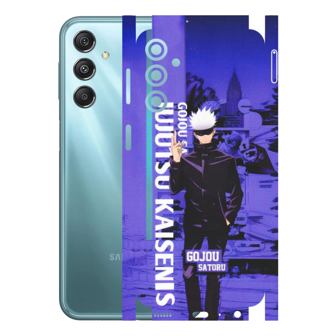 Samsung M/F/Note/Flip and C Phone Skins (All Models) - Jujutsu Kaisen Gojo - Matte Finish (M-05) Samsung Galaxy M34 (5G)
