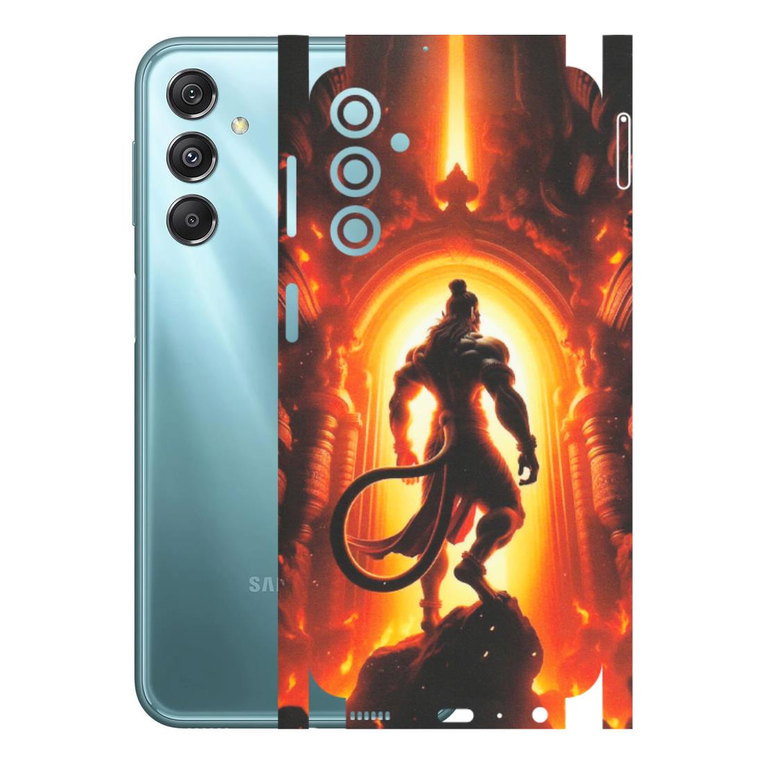 Samsung M/F/Note/Flip and C Phone Skins (All Models) - HanumanJi - Matte Finish (M-06) Samsung Galaxy M34 (5G)