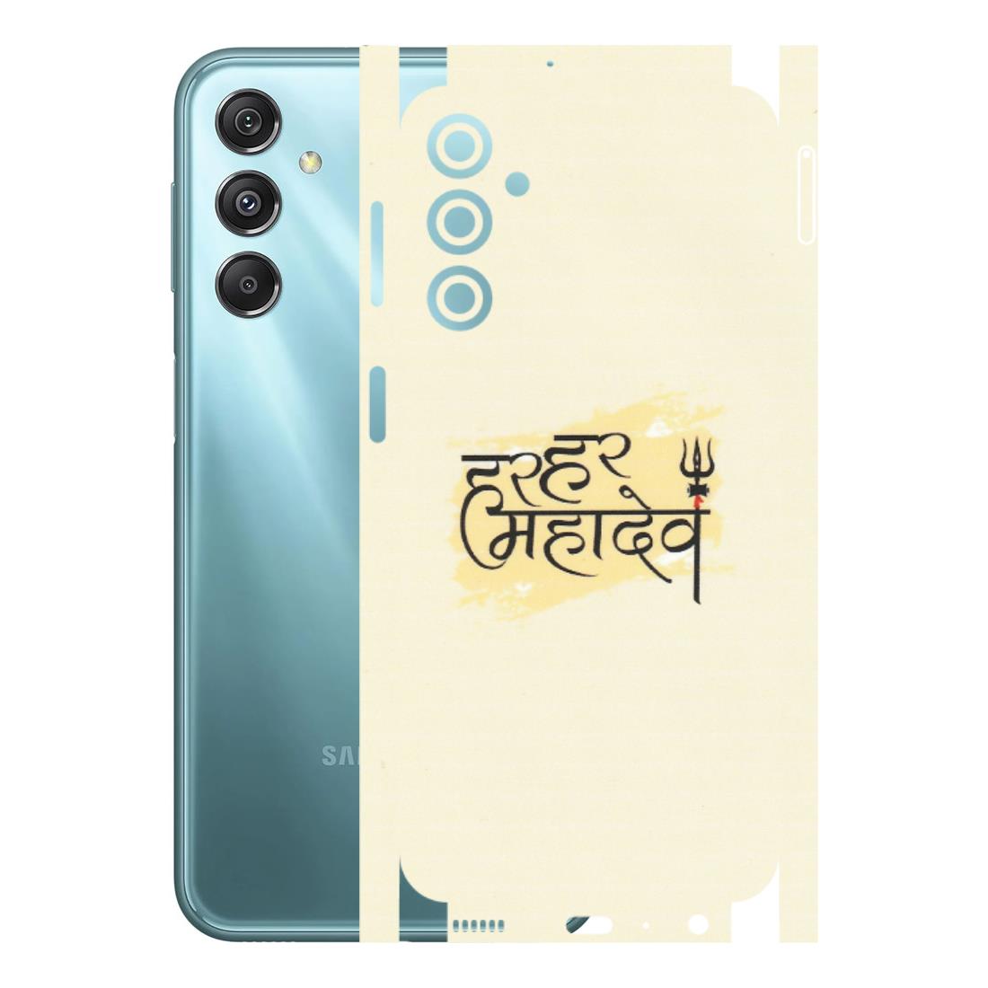 Samsung M/F/Note/Flip and C Phone Skins (All Models) - Har Har Mahadev - Matte Finish (M-10) Samsung Galaxy M34 (5G)