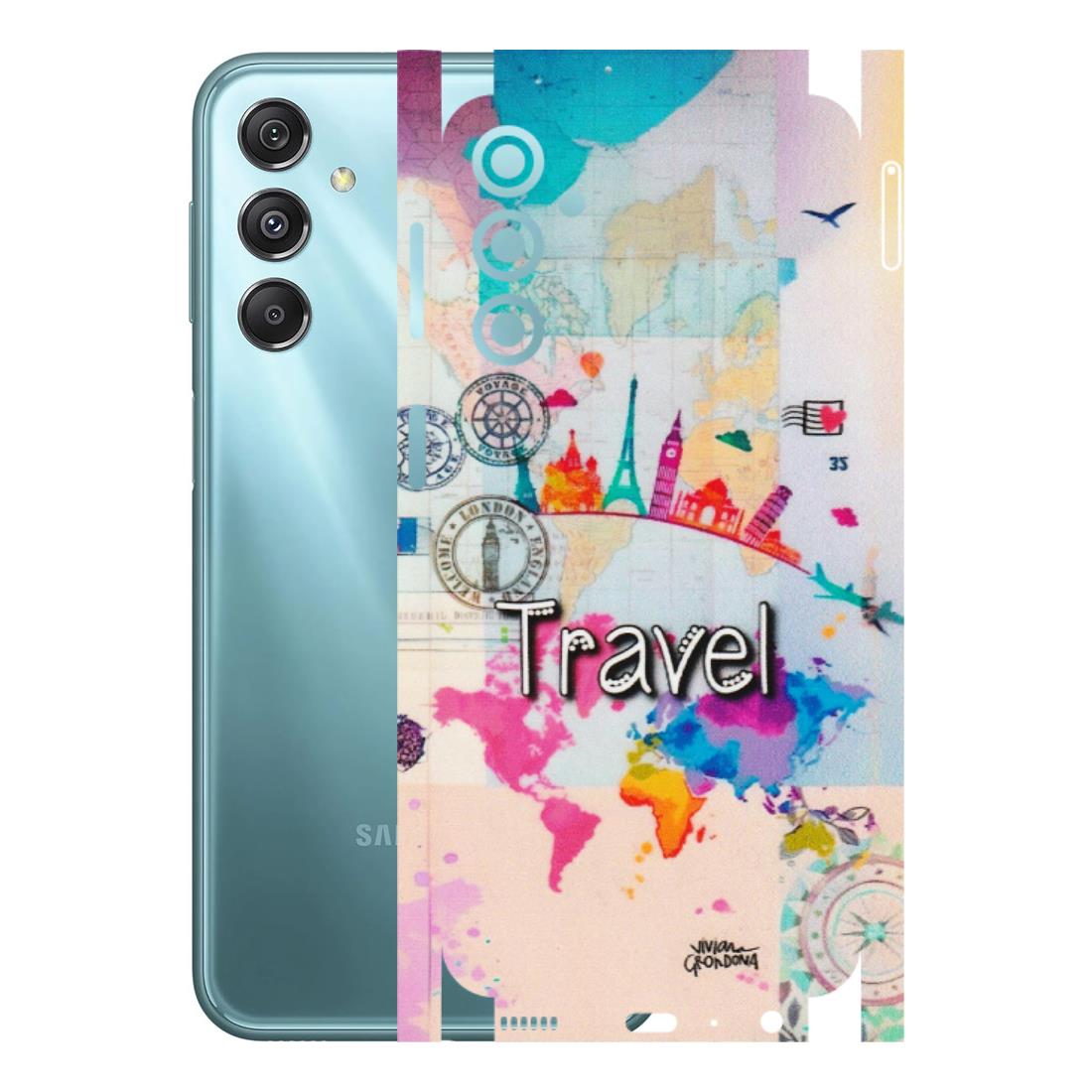 Samsung M/F/Note/Flip and C Phone Skins (All Models) - Travel The Wonders - Matte Finish (M-108) Samsung Galaxy M34 (5G)