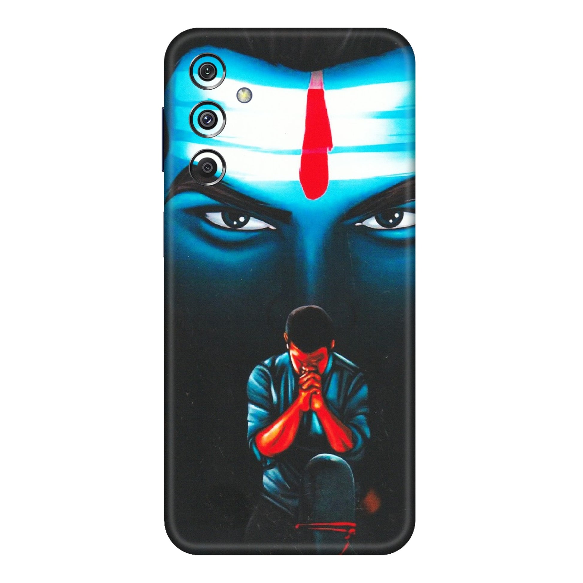 Samsung M/F/Note/Flip and C Phone Skins (All Models) - Mahakal Bhakt - Matte Finish (M-112) Samsung Galaxy M34 (5G)