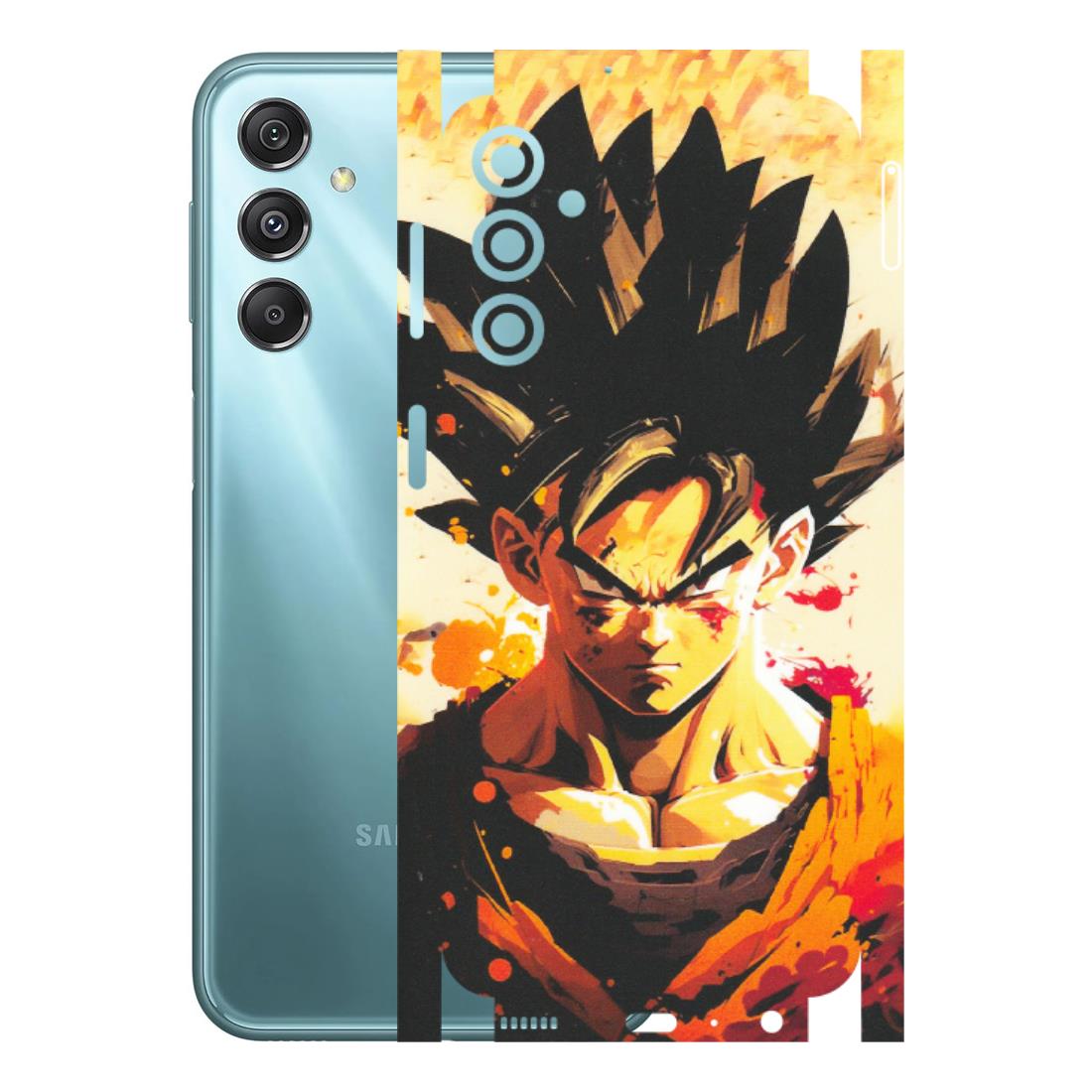 Samsung M/F/Note/Flip and C Phone Skins (All Models) - Angry Goku - Matte Finish (M-12) Samsung Galaxy M34 (5G)