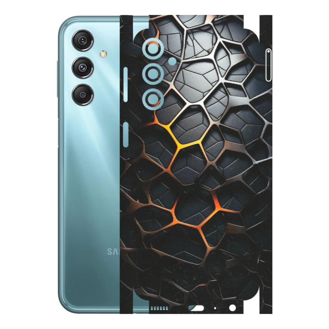 Samsung M/F/Note/Flip and C Phone Skins (All Models) - New Abstract Graphite Tiles - Matte Finish (M-130) Samsung Galaxy M34 (5G)