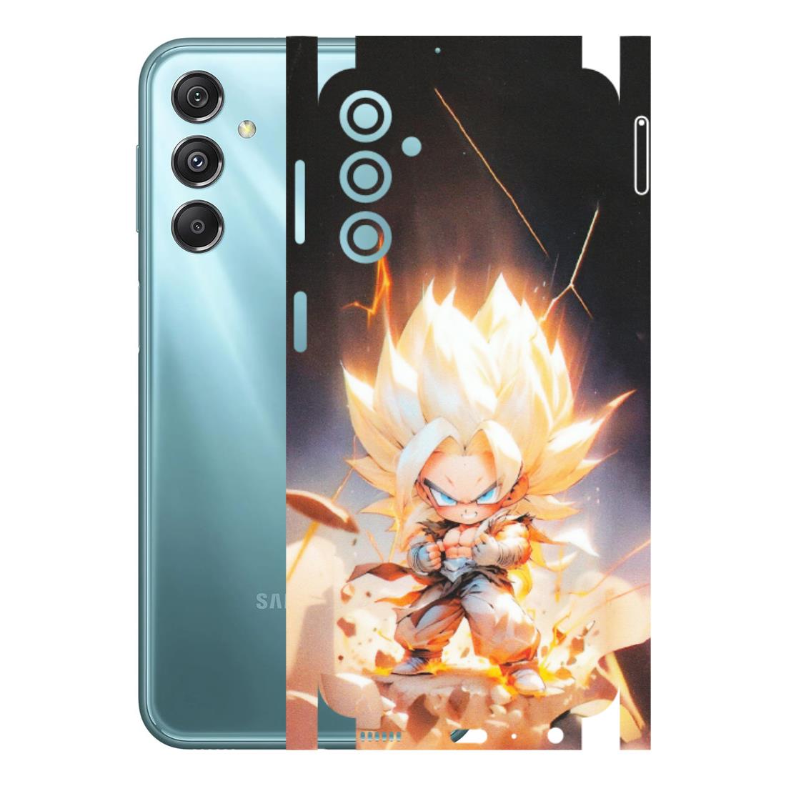 Samsung M/F/Note/Flip and C Phone Skins (All Models) - Goku Dragon Cute Anime - Matte Finish (M-131) Samsung Galaxy M34 (5G)