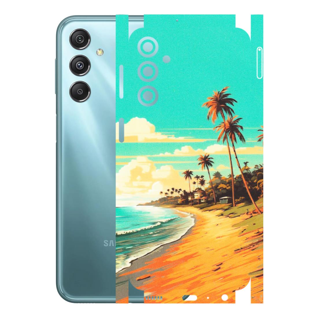 Samsung M/F/Note/Flip and C Phone Skins (All Models) - Miami Beach - Matte Finish (M-136) Samsung Galaxy M34 (5G)