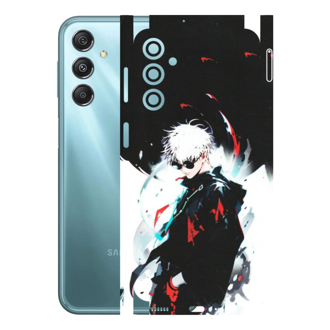 Samsung M/F/Note/Flip and C Phone Skins (All Models) - Gojo Powerful Charater Kaisen Anime - Matte Finish (M-144) Samsung Galaxy M34 (5G)