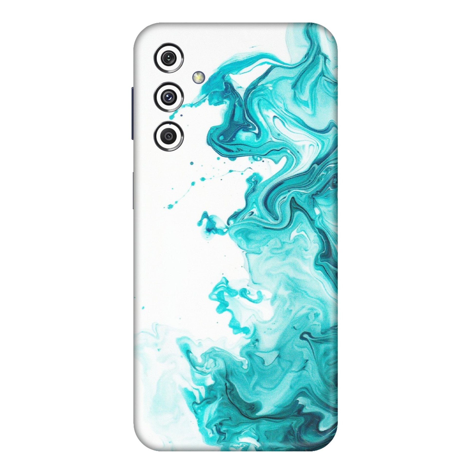 Samsung M/F/Note/Flip and C Phone Skins (All Models) - Sky Blue Abstract Colour - Matte Finish (M-146) Samsung Galaxy M34 (5G)