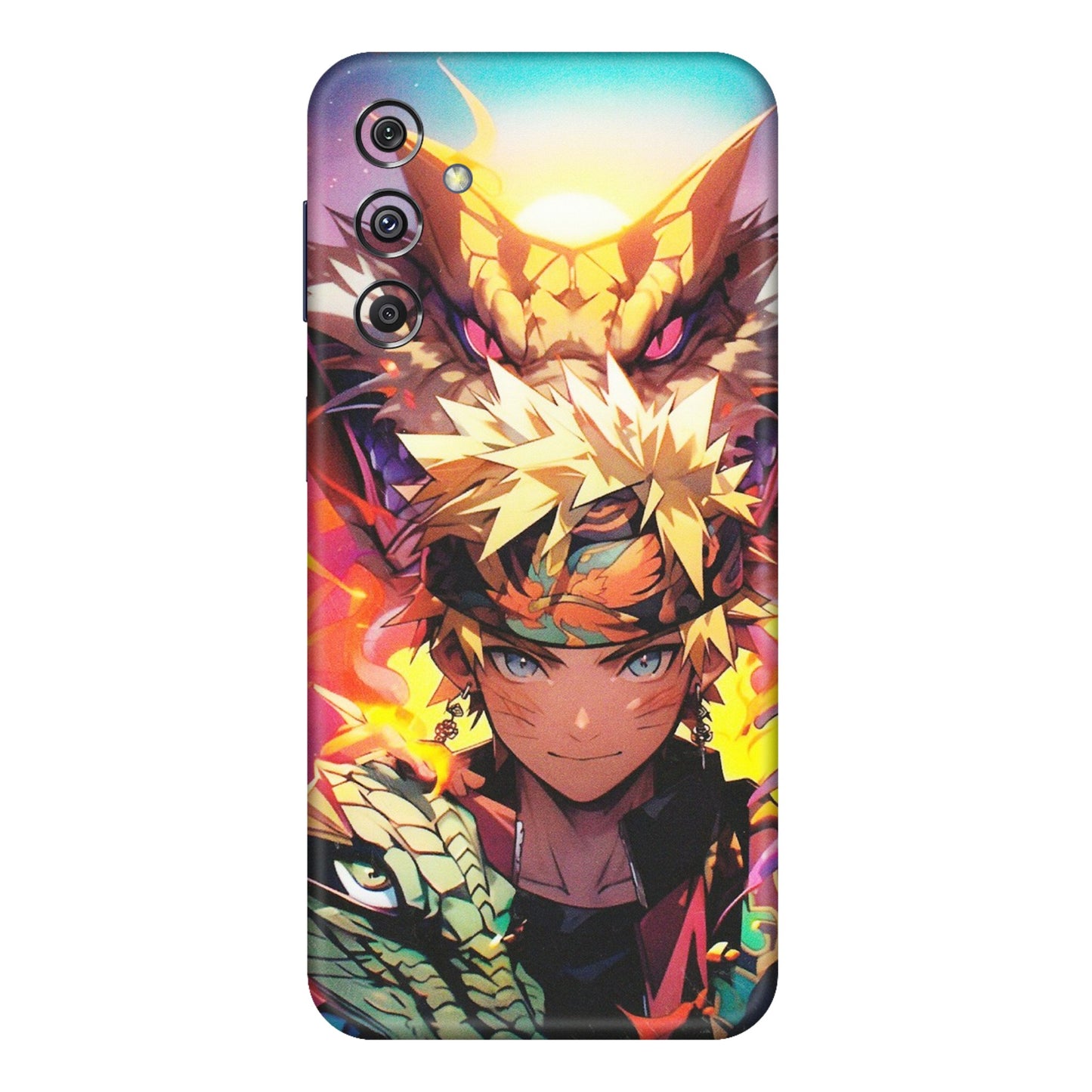 Samsung M/F/Note/Flip and C Phone Skins (All Models) - Angry Naruto Anime - Matte Finish (M-148) Samsung Galaxy M34 (5G)