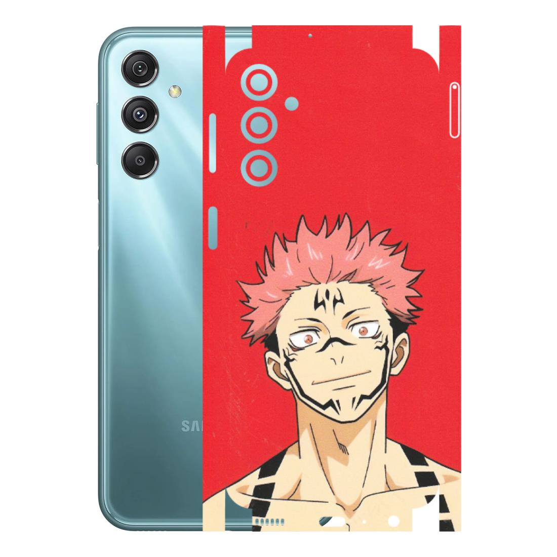 Samsung M/F/Note/Flip and C Phone Skins (All Models) - Ryomen Sukuna Fun Anime - Matte Finish (M-153) Samsung Galaxy M34 (5G)