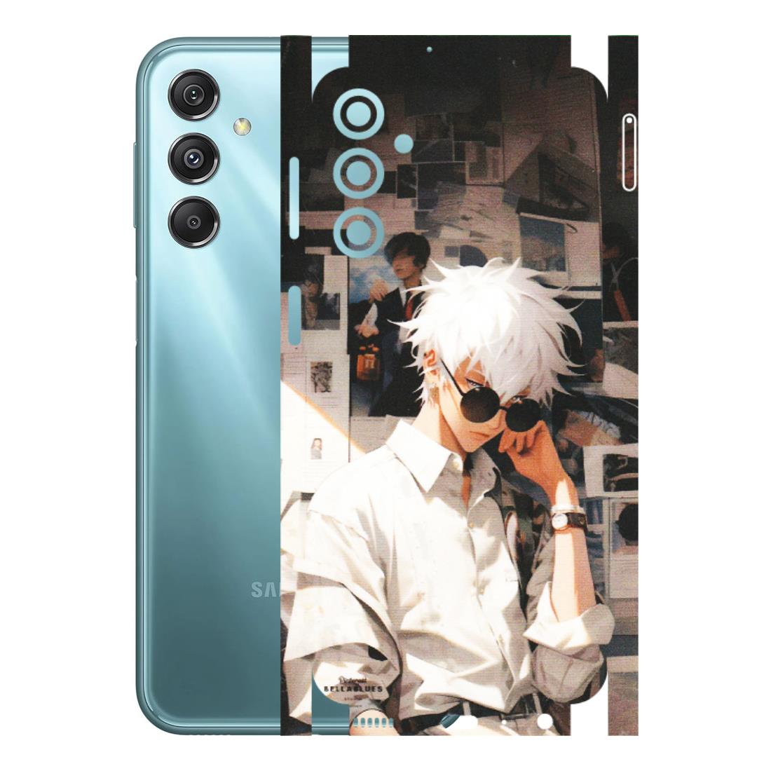 Samsung M/F/Note/Flip and C Phone Skins (All Models) - Gojo Satoru Jujustu Kaisen Anime - Matte Finish (M-156) Samsung Galaxy M34 (5G)