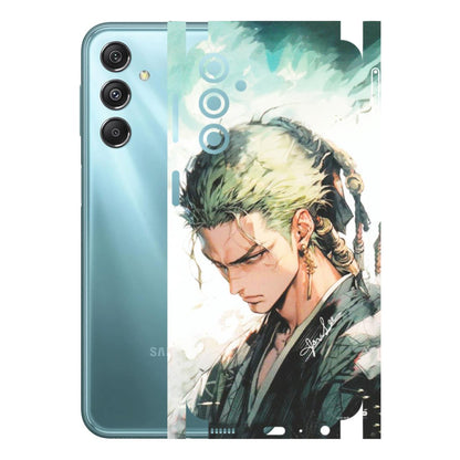 Samsung M/F/Note/Flip and C Phone Skins (All Models) - Pirate Hunter One Piece Anime - Matte Finish (M-157) Samsung Galaxy M34 (5G)