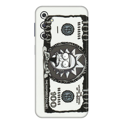 Samsung M/F/Note/Flip and C Phone Skins (All Models) - Rick And Morty Hundred Dollar Anime - Matte Finish (M-161) Samsung Galaxy M34 (5G)