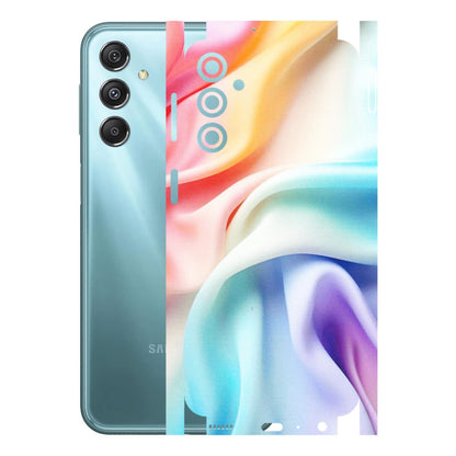Samsung M/F/Note/Flip and C Phone Skins (All Models) - Colourful Silk Cloth - Matte Finish (M-165) Samsung Galaxy M34 (5G)