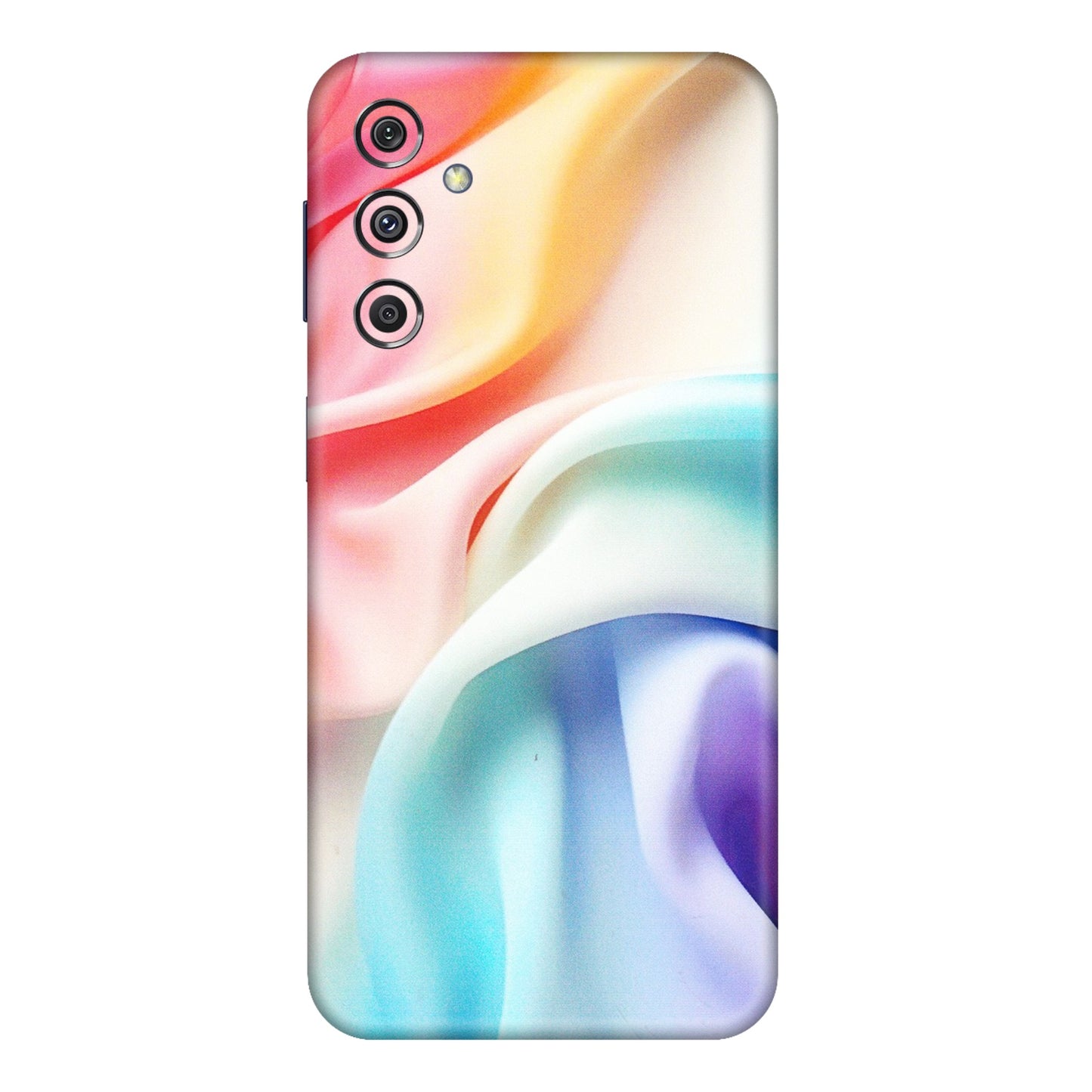 Samsung M/F/Note/Flip and C Phone Skins (All Models) - Colourful Silk Cloth - Matte Finish (M-165) Samsung Galaxy M34 (5G)