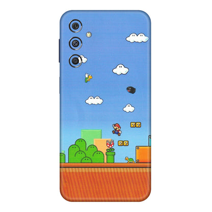 Samsung M/F/Note/Flip and C Phone Skins (All Models) - Mario Game Scene - Matte Finish (M-24) Samsung Galaxy M34 (5G)