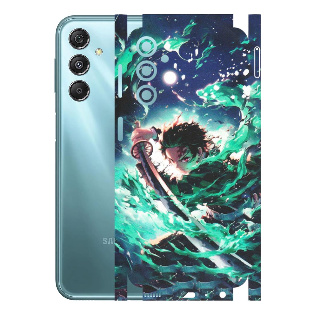 Samsung M/F/Note/Flip and C Phone Skins (All Models) - Sword Fighter Anime - Matte Finish (M-29) Samsung Galaxy M34 (5G)