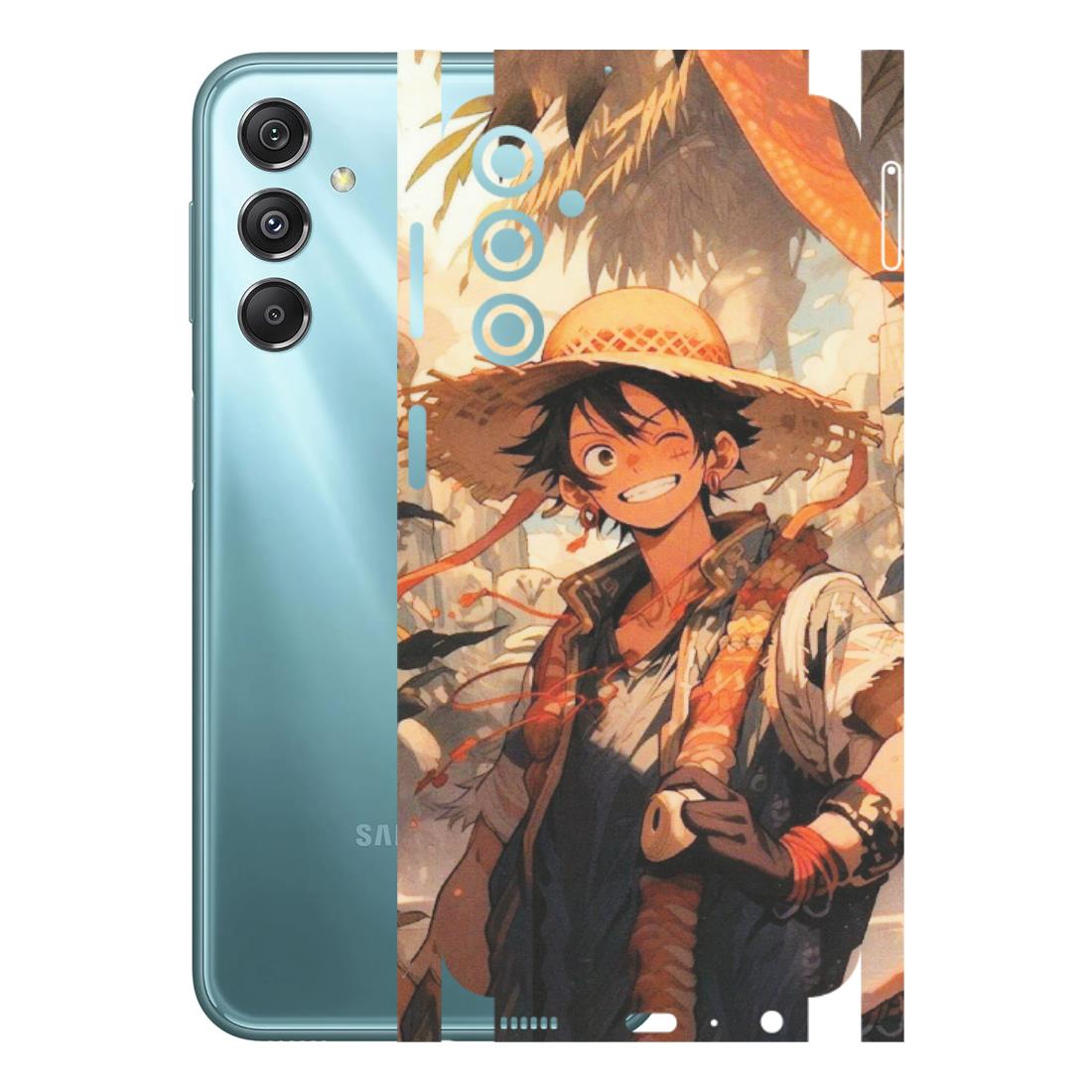 Samsung M/F/Note/Flip and C Phone Skins (All Models) - Anime Character Smile - Matte Finish (M-33) Samsung Galaxy M34 (5G)