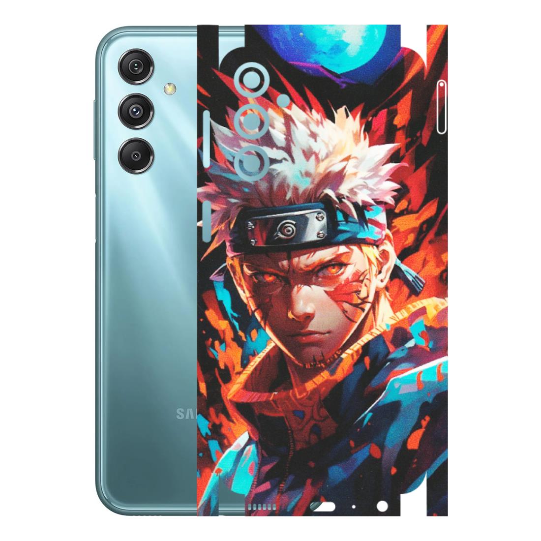 Samsung M/F/Note/Flip and C Phone Skins (All Models) - Anime Ferocious Character - Matte Finish (M-44) Samsung Galaxy M34 (5G)