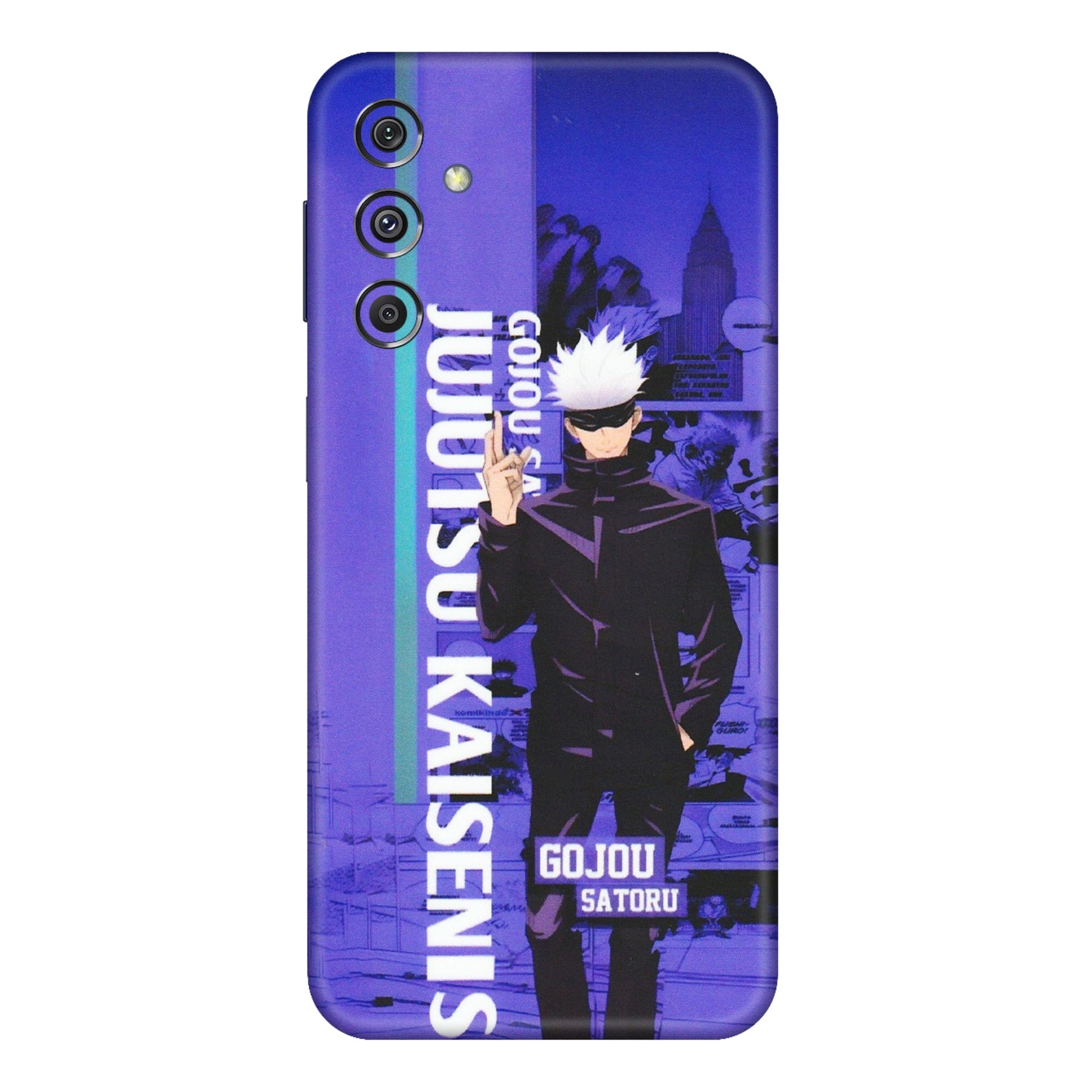 Samsung M/F/Note/Flip and C Phone Skins (All Models) - Jujutsu Kaisen Gojo - Matte Finish (M-05) Samsung Galaxy M34 (5G)
