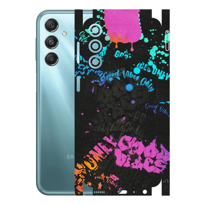 Samsung M/F/Note/Flip and C Phone Skins (All Models) - Majestic Black Vibes - Matte Finish (M-62) Samsung Galaxy M34 (5G)