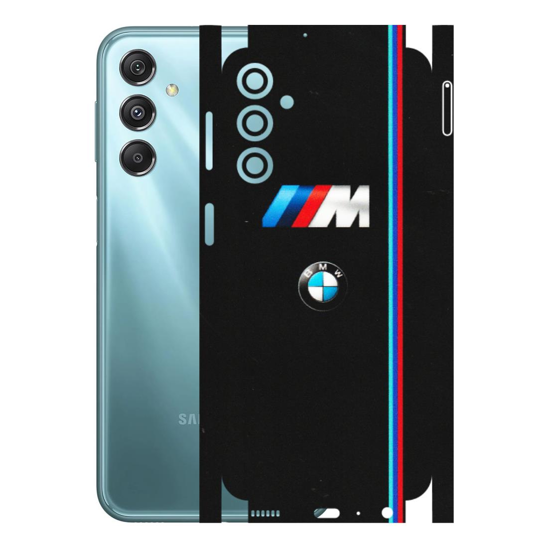 Samsung M/F/Note/Flip and C Phone Skins (All Models) - Styling With Black BMW - Matte Finish (M-74) Samsung Galaxy M34 (5G)