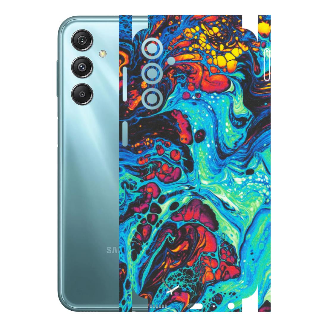 Samsung M/F/Note/Flip and C Phone Skins (All Models) - Majestic Galactic Marbel - Matte Finish (M-85) Samsung Galaxy M34 (5G)