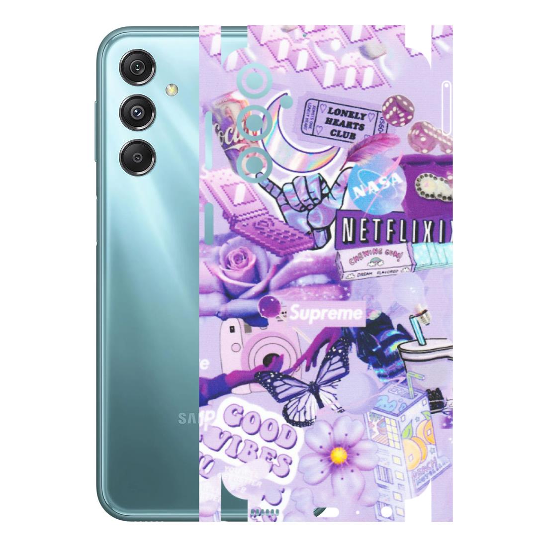 Samsung M/F/Note/Flip and C Phone Skins (All Models) - Supreme Purple Magic - Matte Finish (M-88) Samsung Galaxy M34 (5G)
