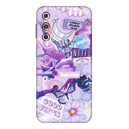 Samsung M/F/Note/Flip and C Phone Skins (All Models) - Supreme Purple Magic - Matte Finish (M-88) Samsung Galaxy M34 (5G)