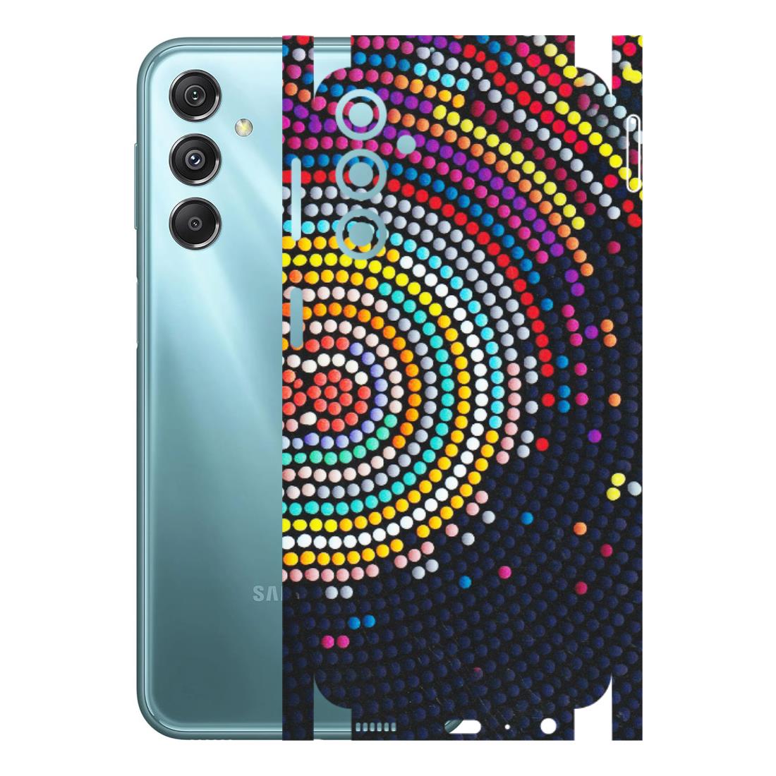 Samsung M/F/Note/Flip and C Phone Skins (All Models) - Rainbow Dot Mandala - Matte Finish (M-97) Samsung Galaxy M34 (5G)