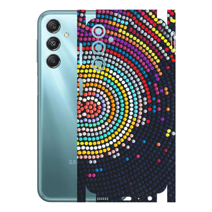 Samsung M/F/Note/Flip and C Phone Skins (All Models) - Rainbow Dot Mandala - Matte Finish (M-97) Samsung Galaxy M34 (5G)