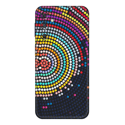 Samsung M/F/Note/Flip and C Phone Skins (All Models) - Rainbow Dot Mandala - Matte Finish (M-97) Samsung Galaxy M34 (5G)