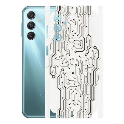Samsung M/F/Note/Flip and C Phone Skins (All Models) - Tech Circuits - Transparent Finish (T-03) Samsung Galaxy M34 (5G)